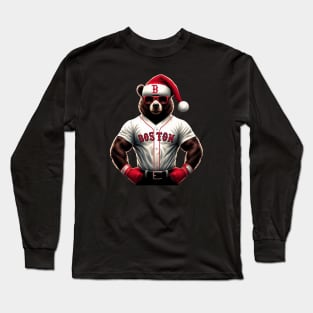 Boston Red Sox Christmas Long Sleeve T-Shirt